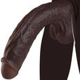 Load image into Gallery viewer, 11 inch realistic black dildo suction cup
