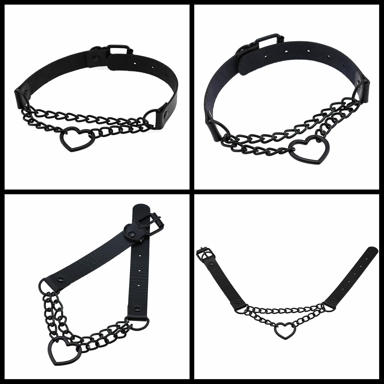 Emo gothic body chain choker