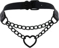 Load image into Gallery viewer, Vintage black leather collar harness
