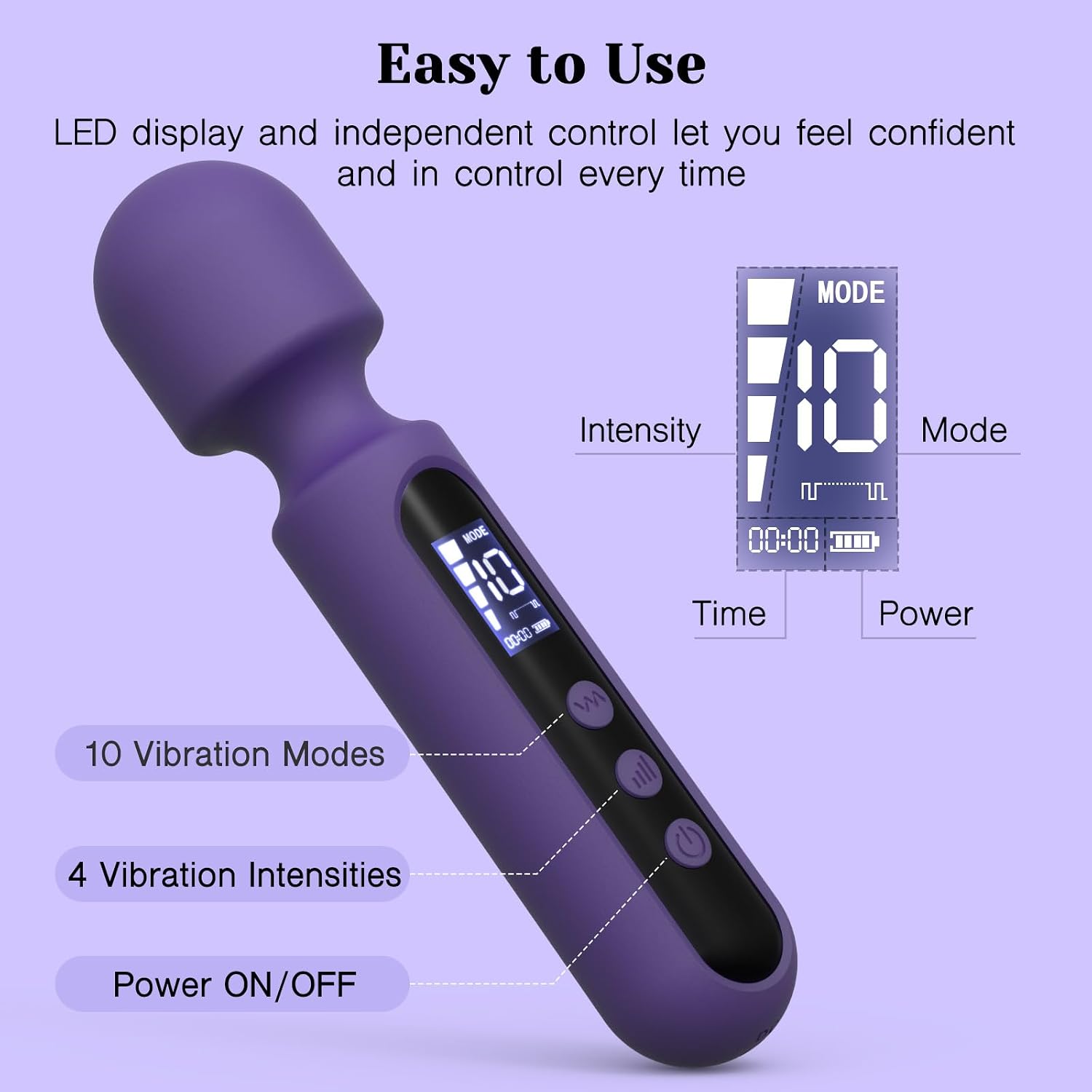 Realistic dildo wand attachment