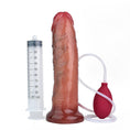 Load image into Gallery viewer, 10 inch liquid silicone squirting dildo with bulb and syringe

