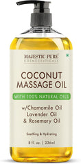 Load image into Gallery viewer, Majestic Pure coconut massage oil 8 fl oz
