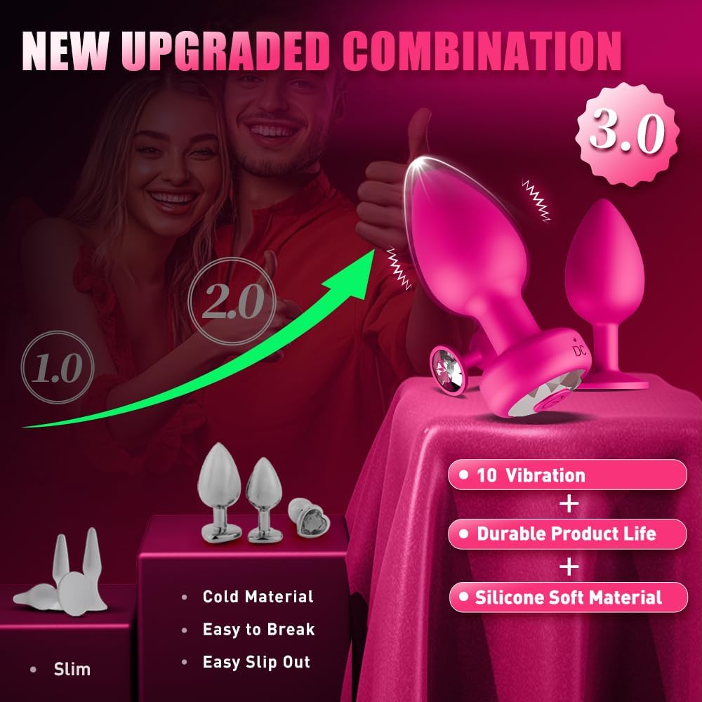 Pink anal training kit for beginners