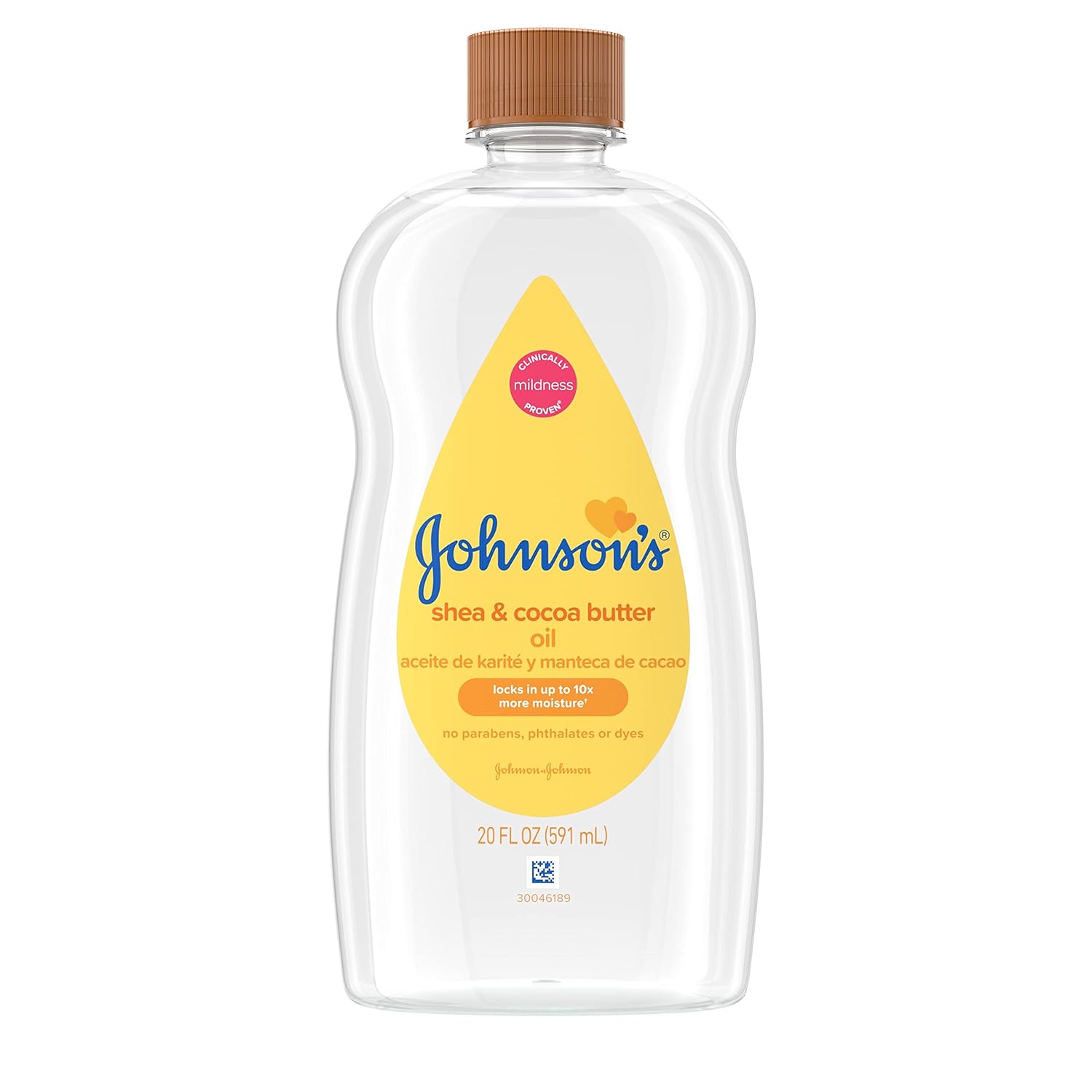 Johnson's Baby Oil shea cocoa butter 20 fl oz