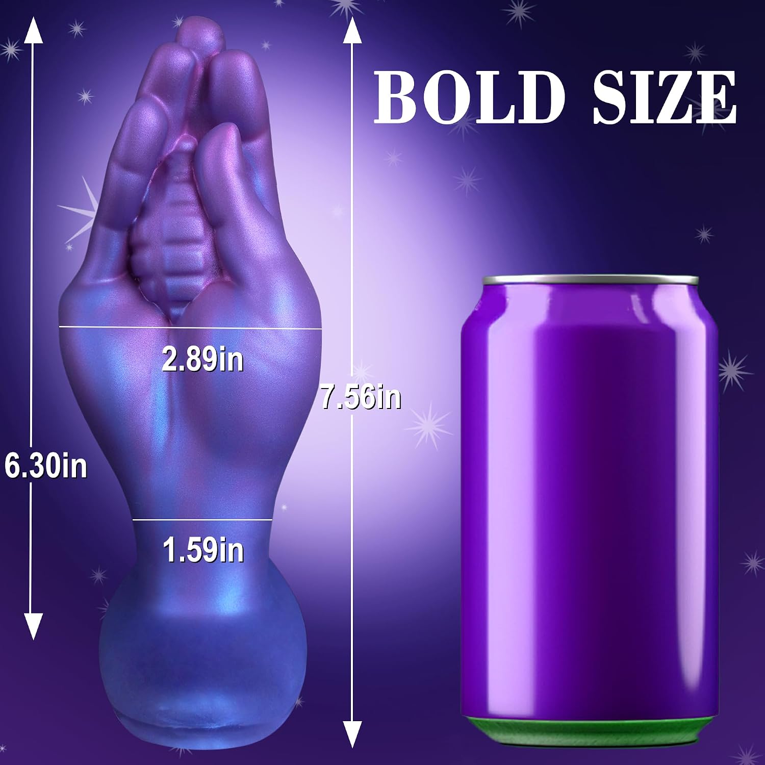 Fist dildo hand detail