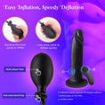 Load image into Gallery viewer, Prostate massager inflatable suction cup
