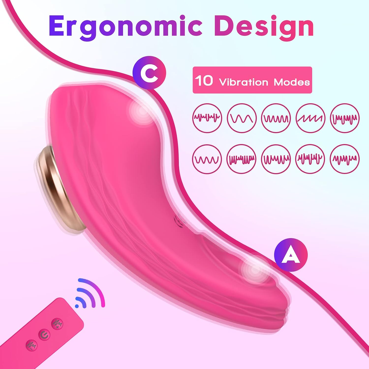 App and remote control clitoral stimulator