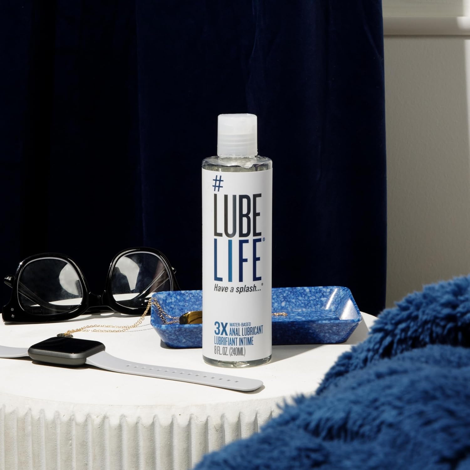 Lube Life 3X anal lube bottle