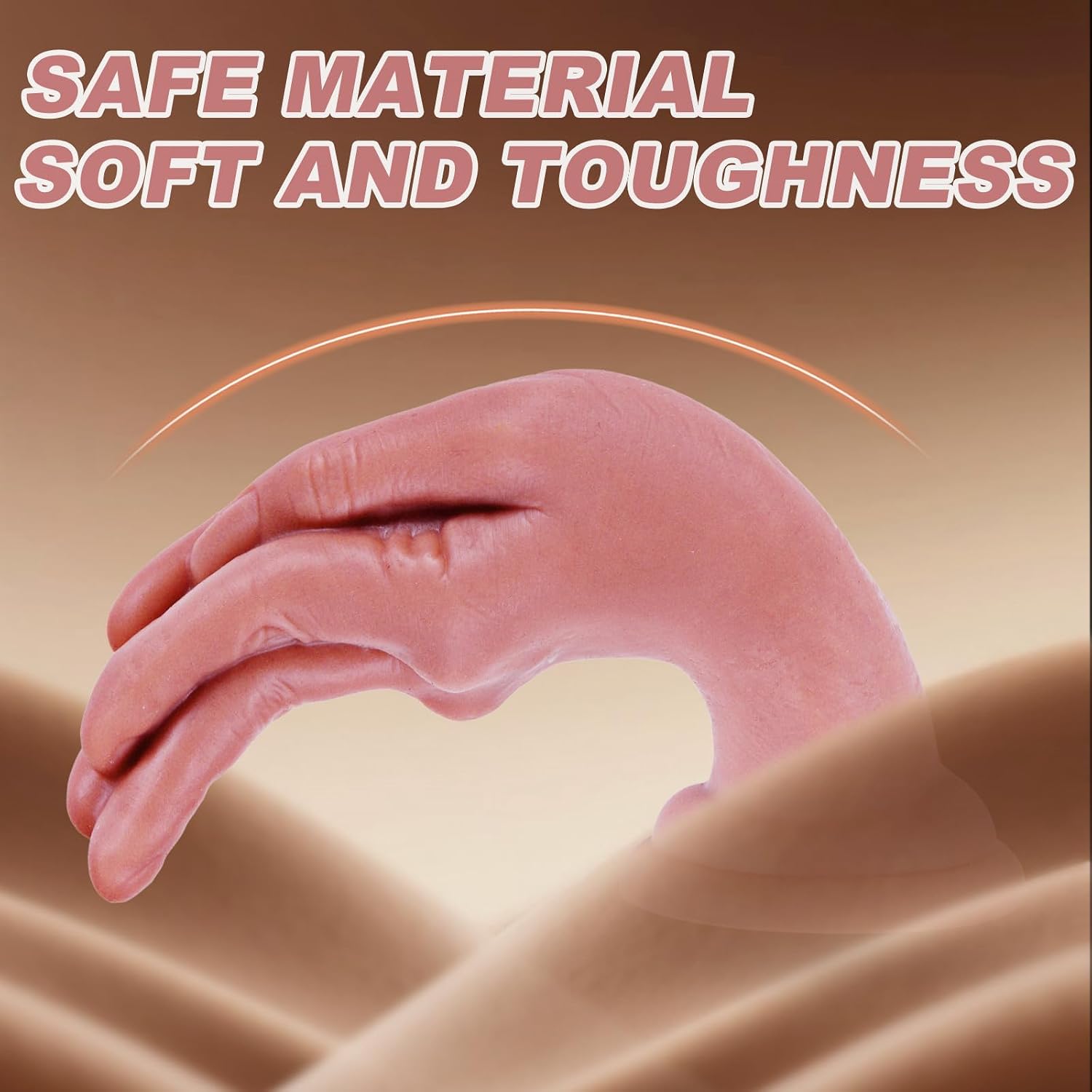 Silicone hand dildo flexibility