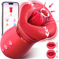 Load image into Gallery viewer, 5-in-1 mouth sucking rose vibrator
