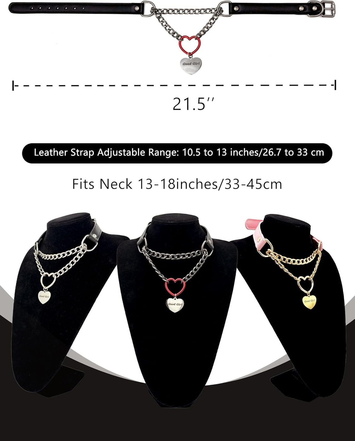 paloli vegan leather choker