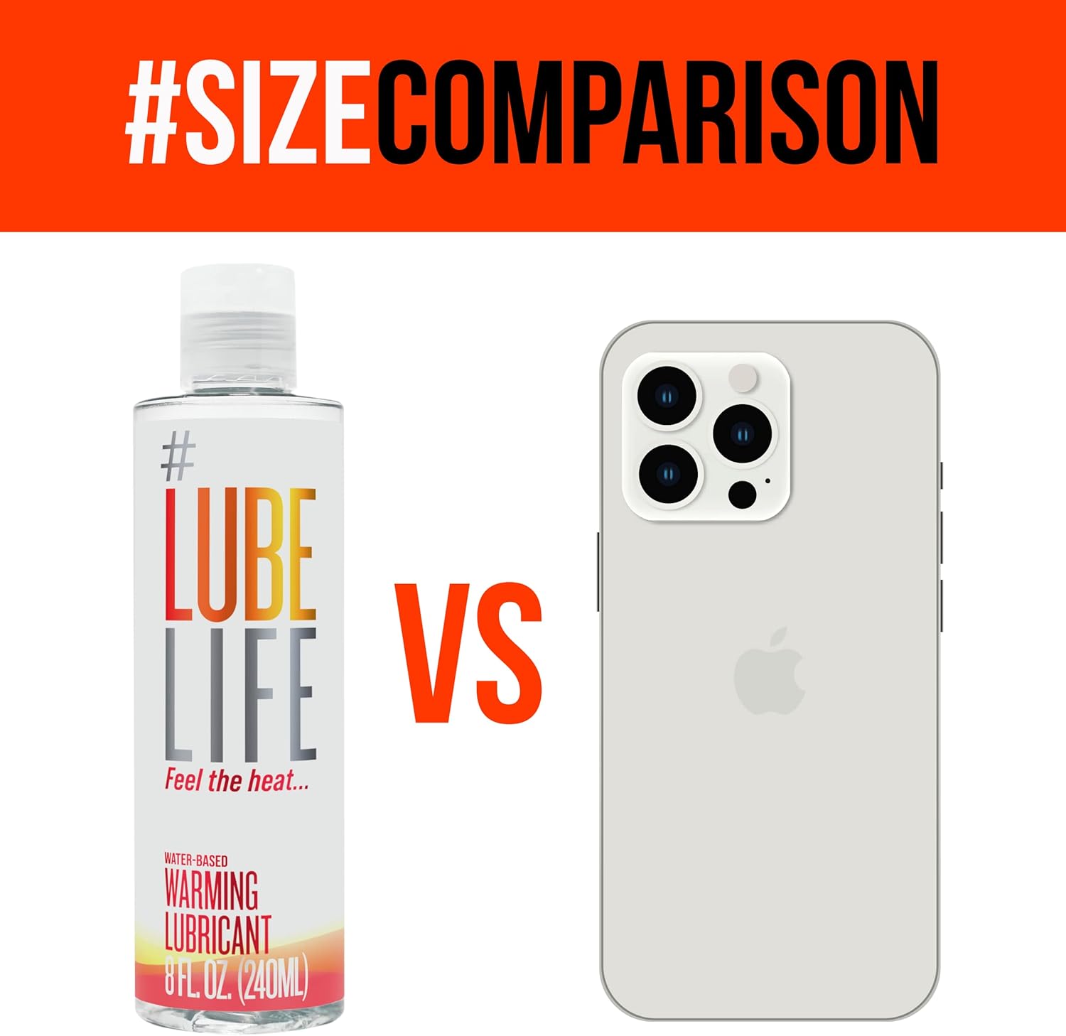 Warming heating sensation lube