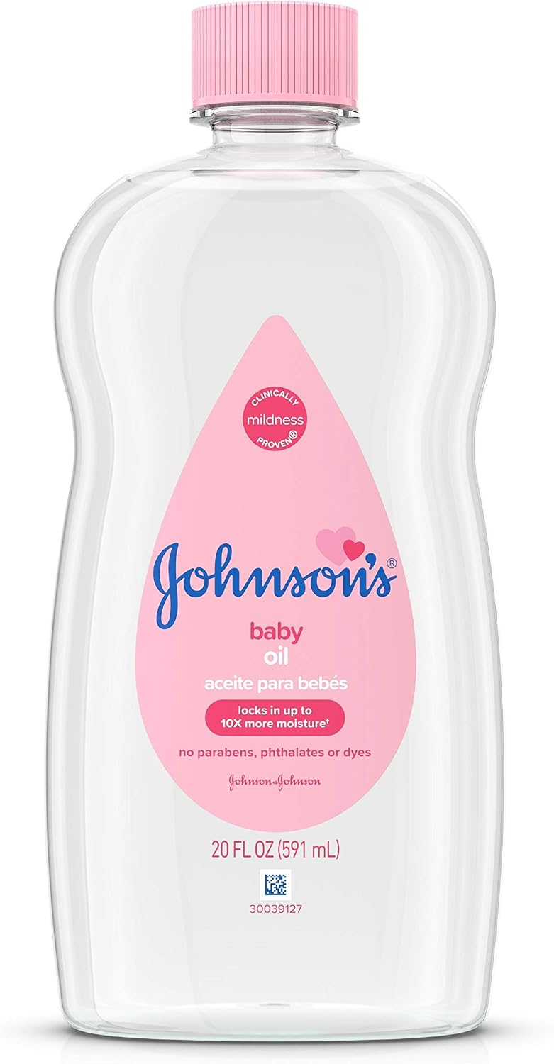 Johnson's Baby Oil pure mineral oil 20 fl oz