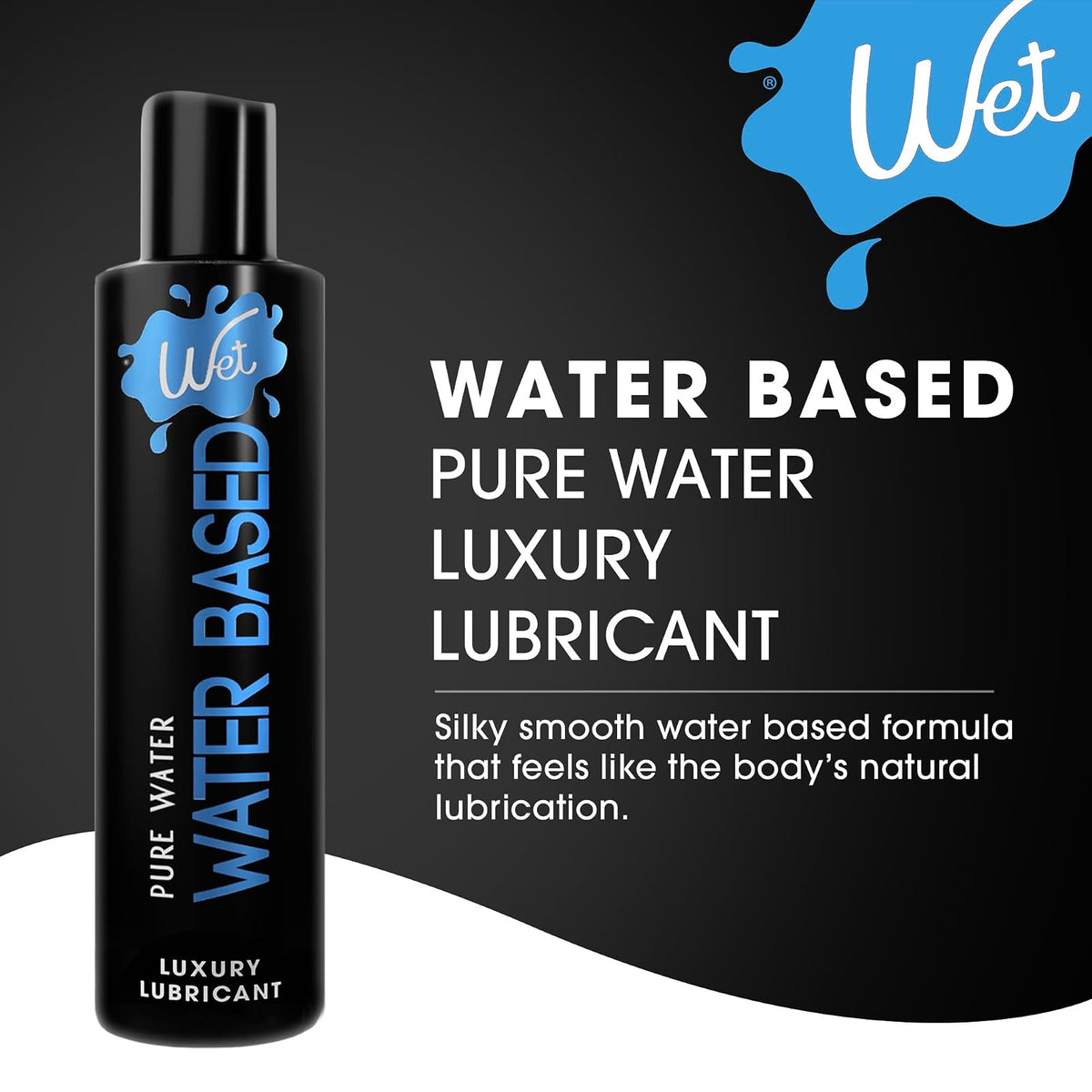 Wet Water Based pure water luxury lubricant