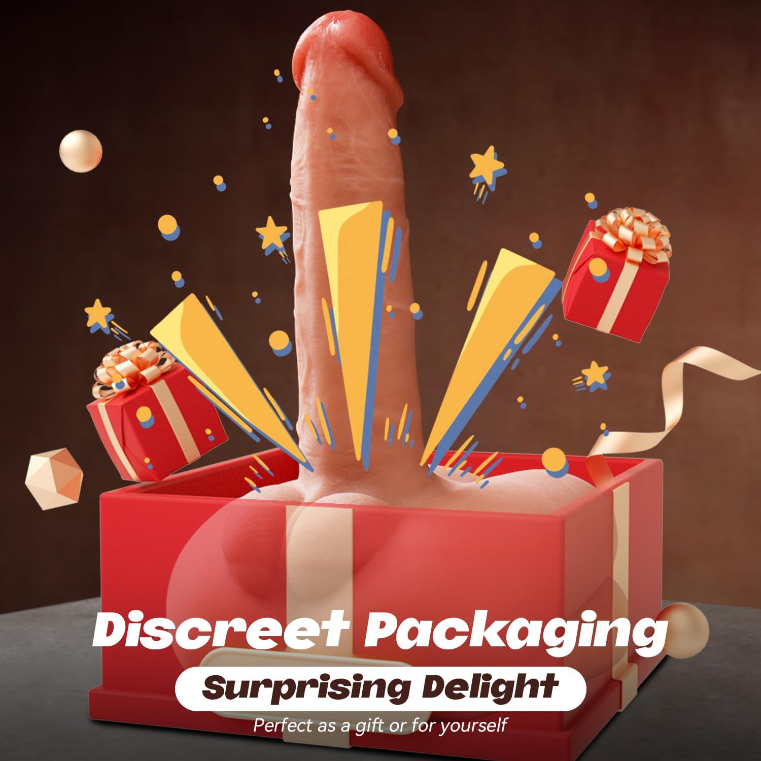 Hands-Free Thrusting Dildo Vibrator – Ride-On Sex Toy for Women