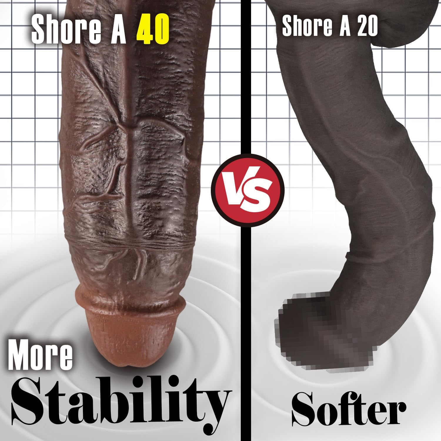 10-Inch Realistic Big Black Dildo with Suction Cup – Adult Sex Toy