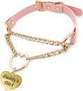 Load image into Gallery viewer, Heart ring slip chain choker cuban chain
