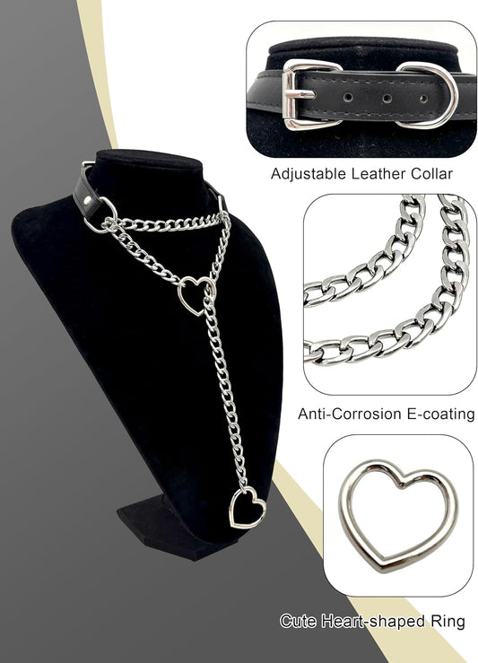 Gothic slip chain choker