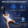 Load image into Gallery viewer, Prostate massager curve and dual-ended bulbs
