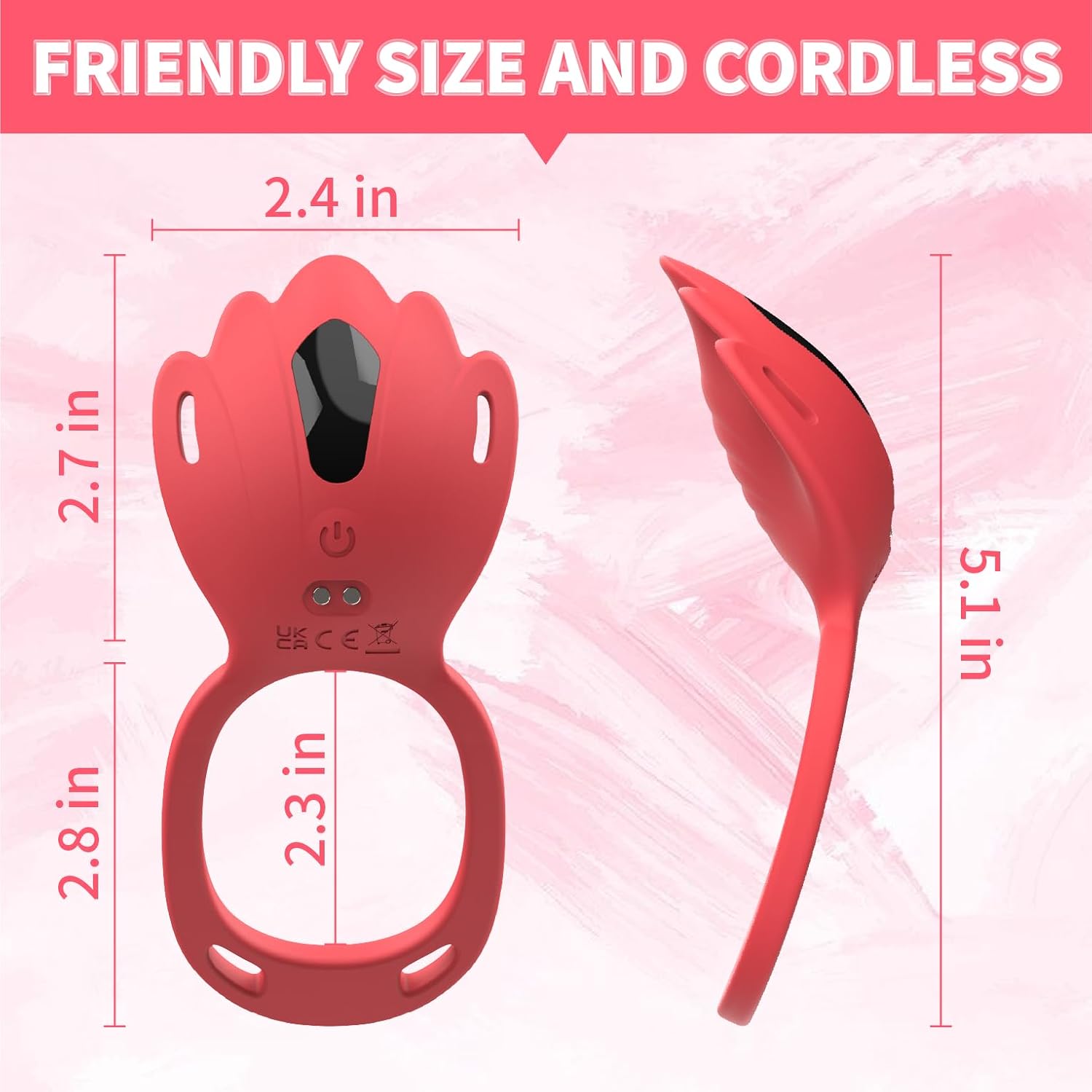 Panty vibrator wear detail