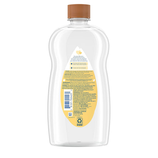 Mineral oil with shea cocoa butter