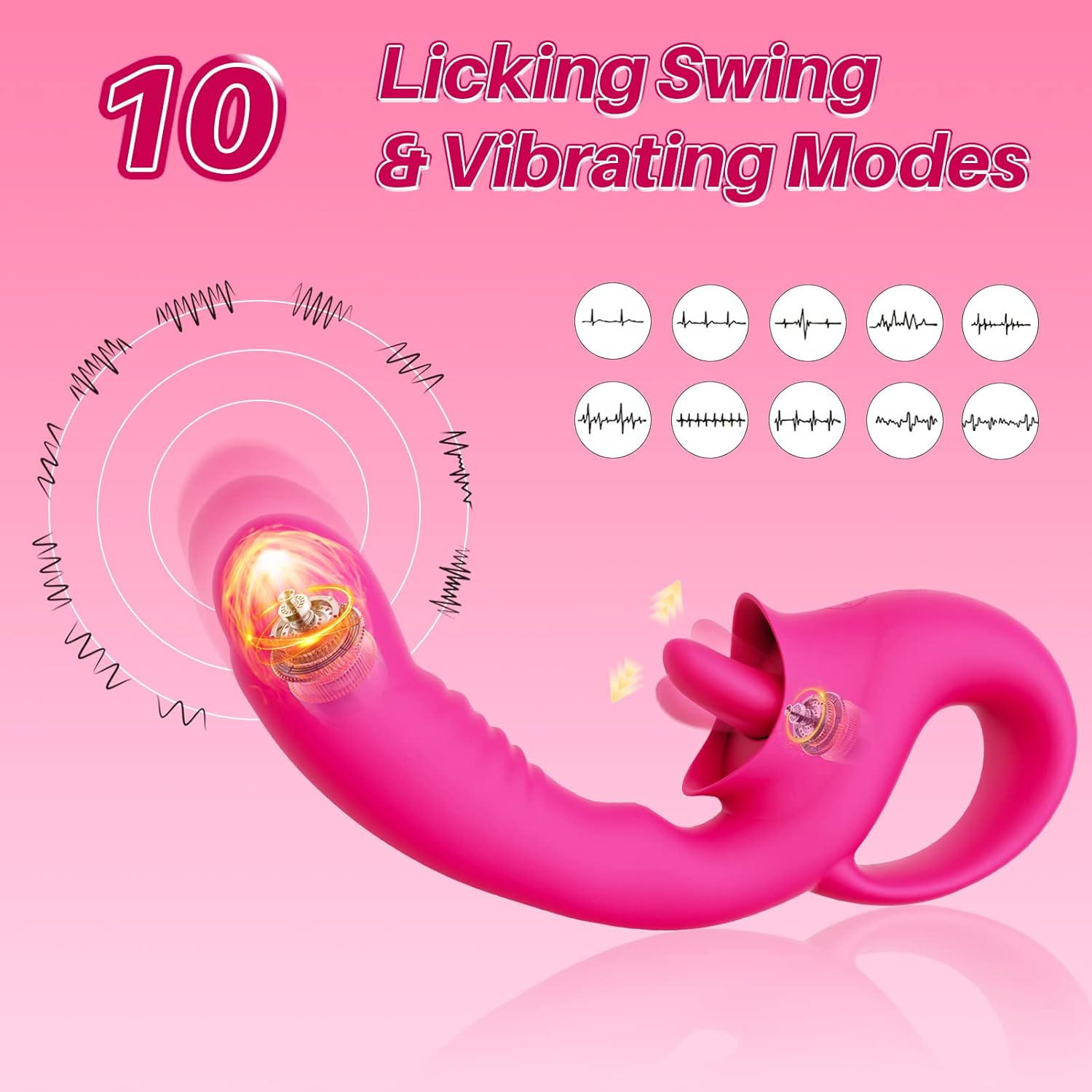 2-in-1 Clitoral G-Spot Dildo