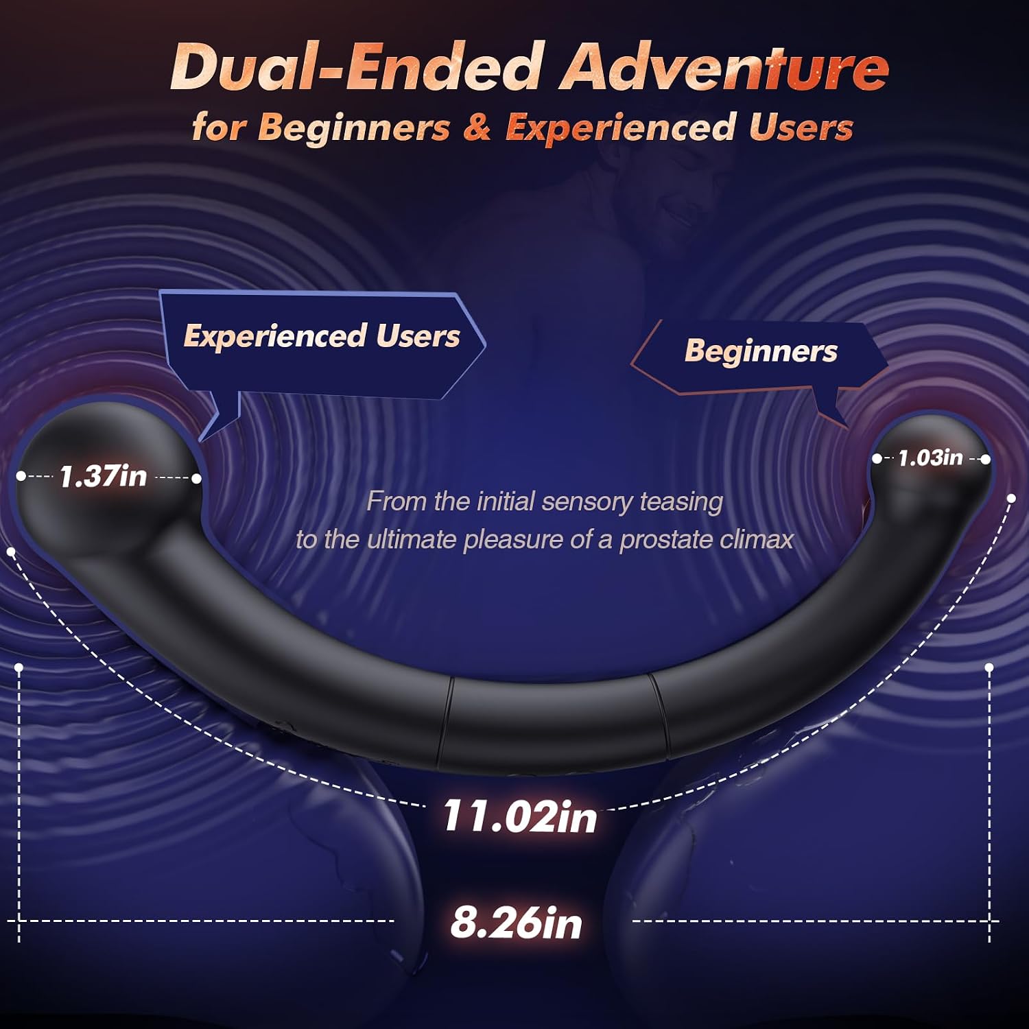 Rechargeable prostate massager