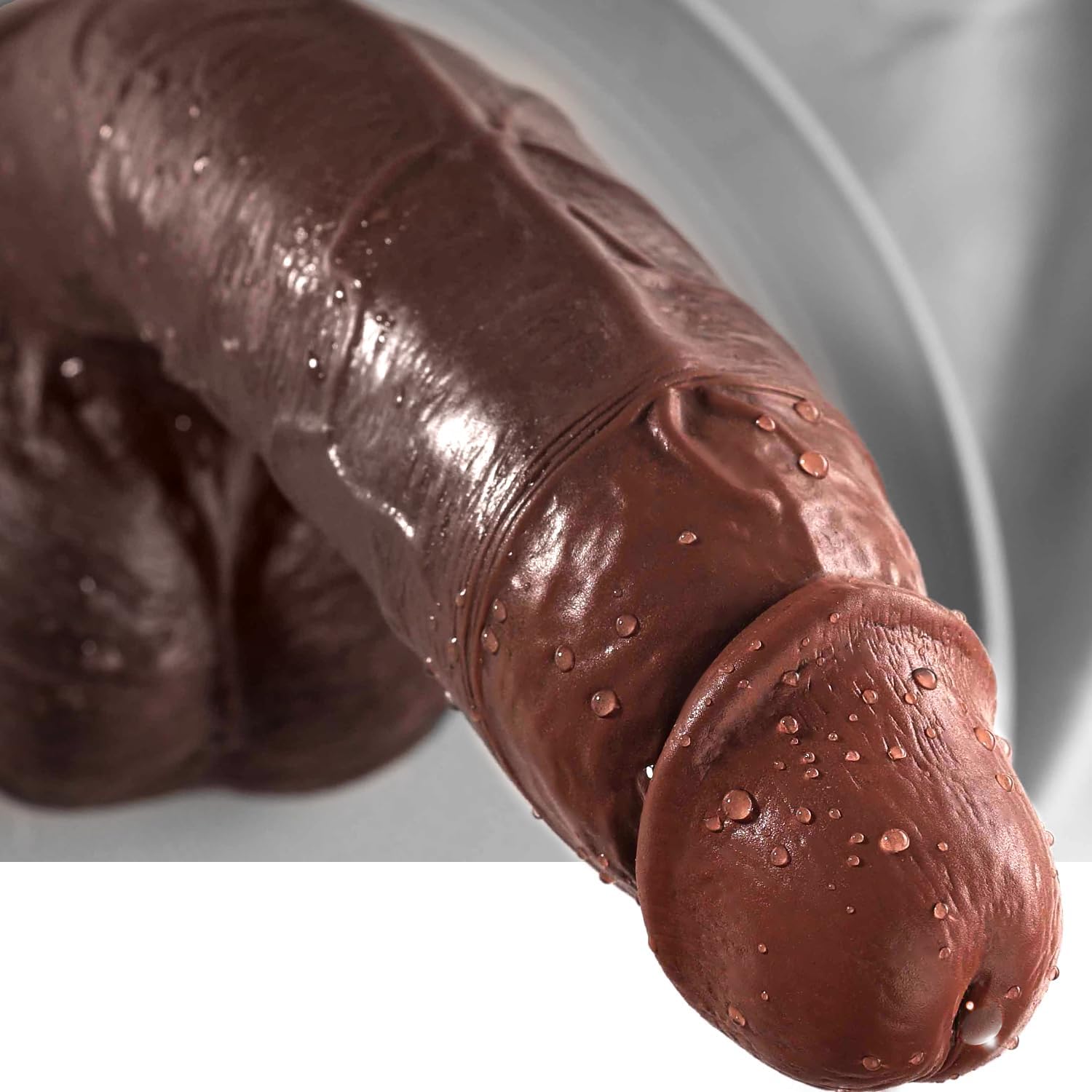 10-Inch Realistic Big Black Dildo with Suction Cup – Adult Sex Toy