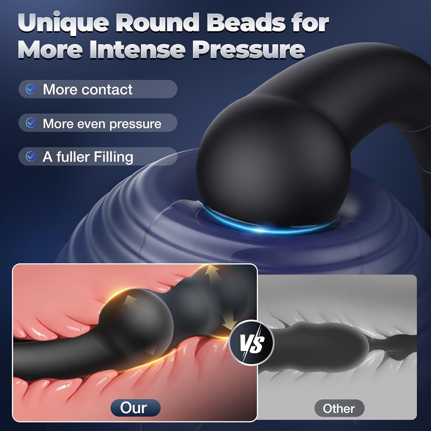 Magnetic charging cable and prostate massager