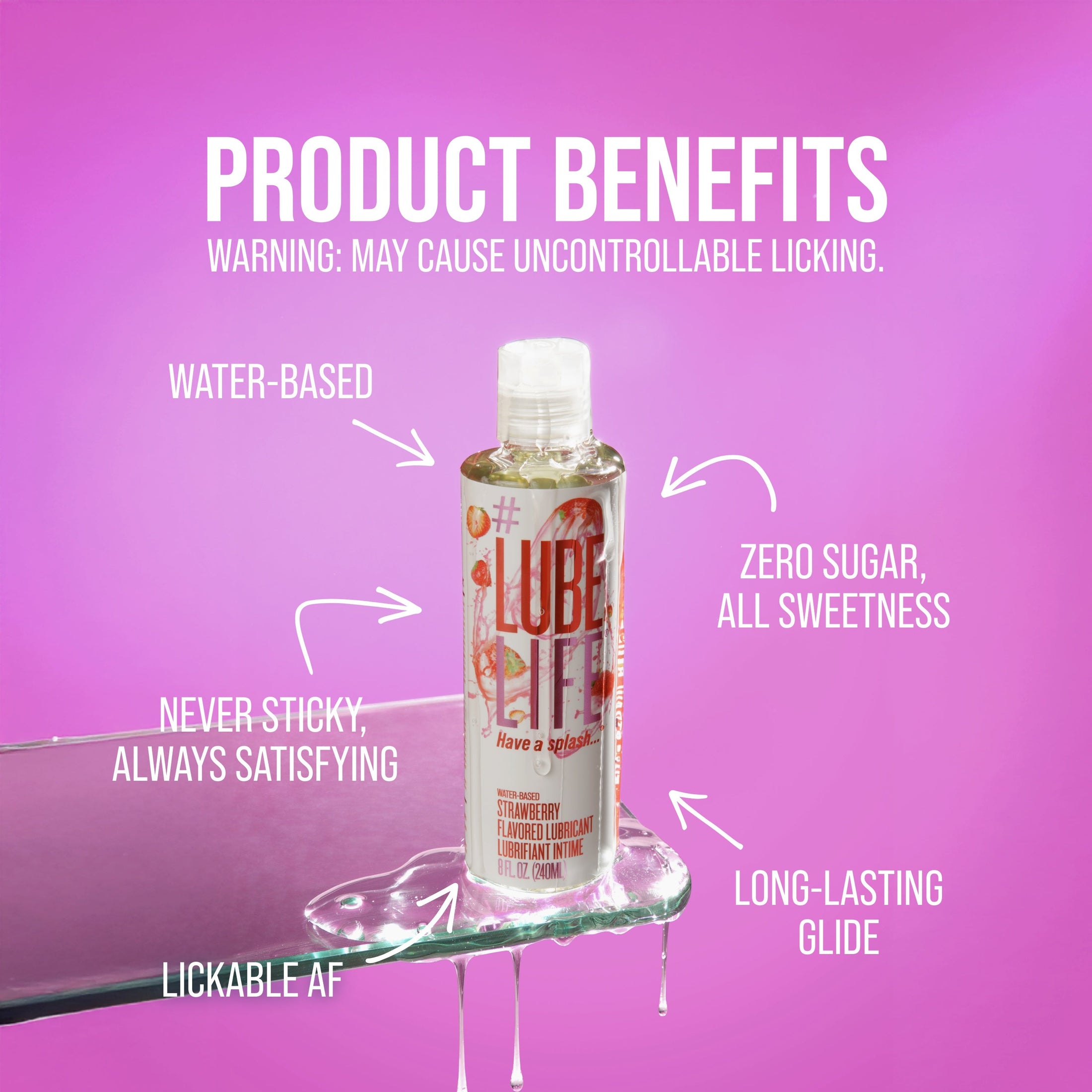 Strawberry lube water based