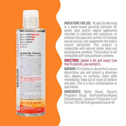 Warming Water-Based Lubricant – Heating Sensation for Couples & Solo Play