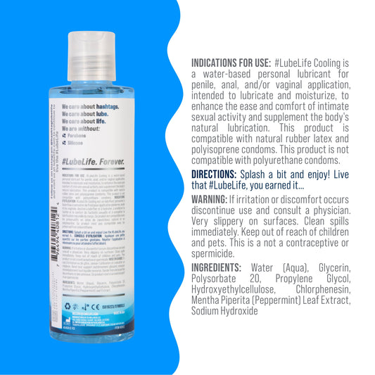 Cooling Water-Based Lubricant – Tingling Sensation for Couples & Solo Play