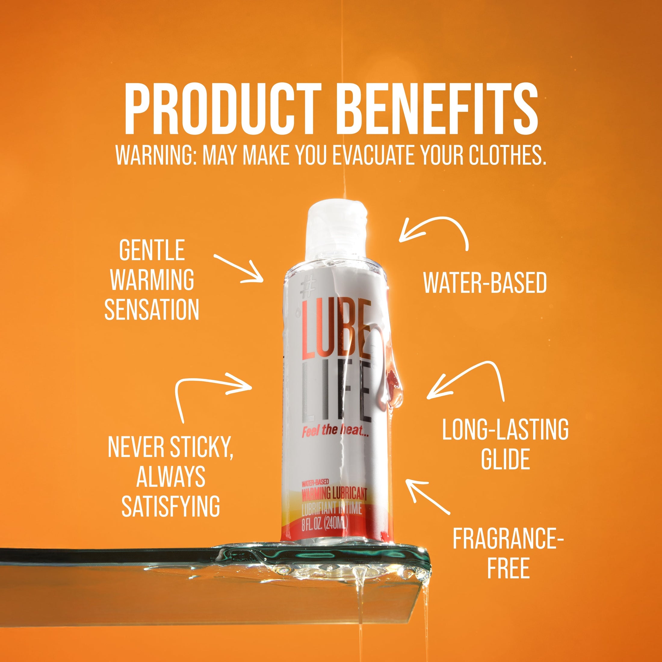 Warming Water-Based Lubricant – Heating Sensation for Couples & Solo Play