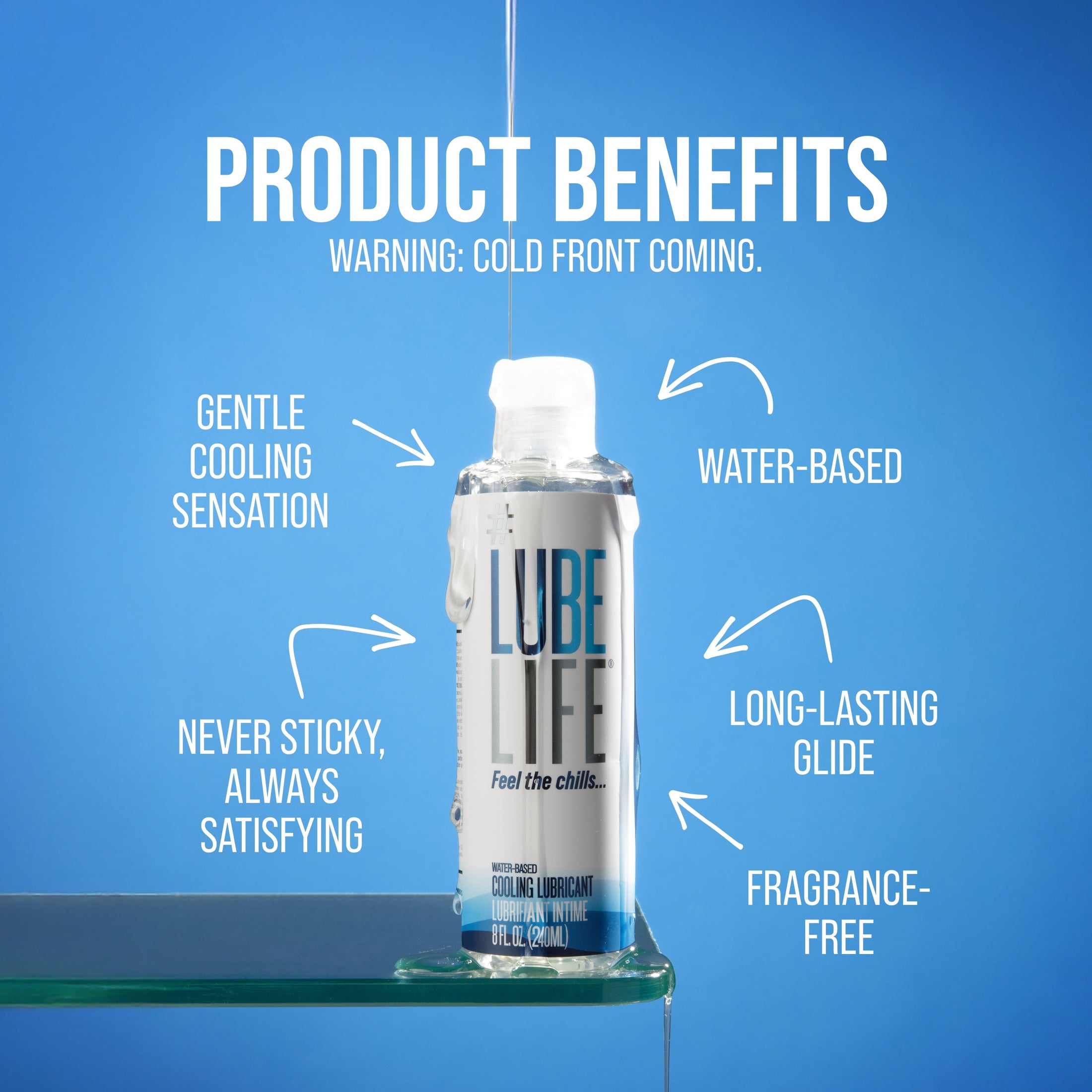 Cooling Water-Based Lubricant – Tingling Sensation for Couples & Solo Play
