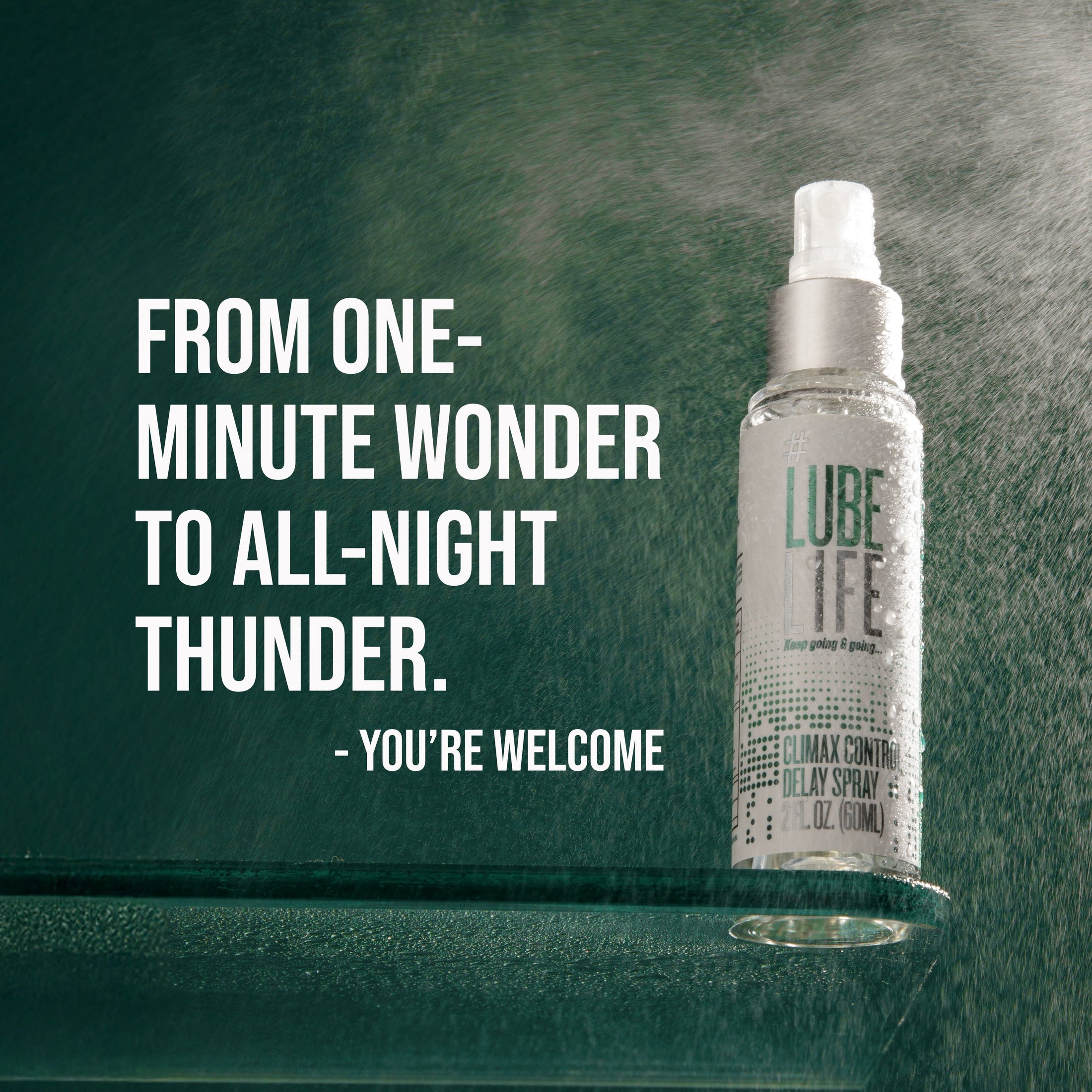 LubeLife delay spray details