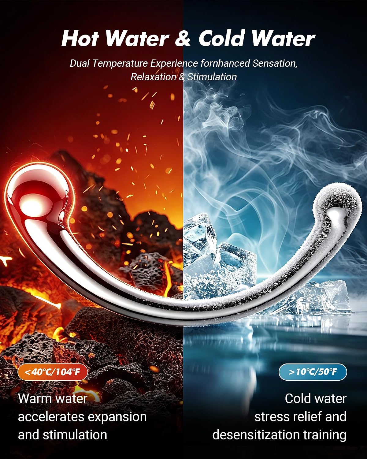 Steel prostate wand dimensions and bulb sizes