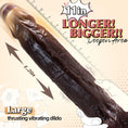 Load image into Gallery viewer, Big black realistic silicone dildo
