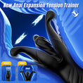 Load image into Gallery viewer, Anal expansion trainer diagram showing 0.9 inch closed and 2 inch open
