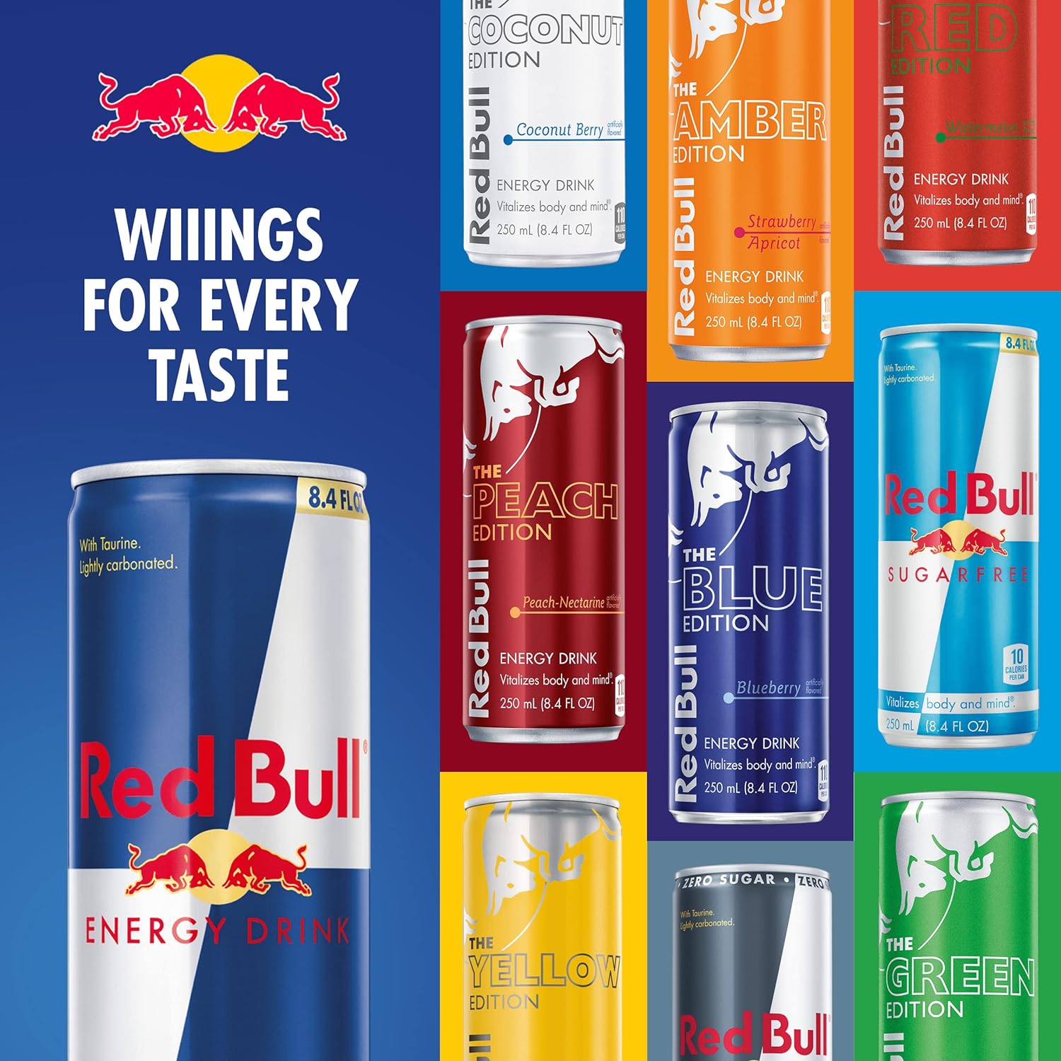 Red Bull Energy Drink, 12 Fl Oz Cans, 4 Pack