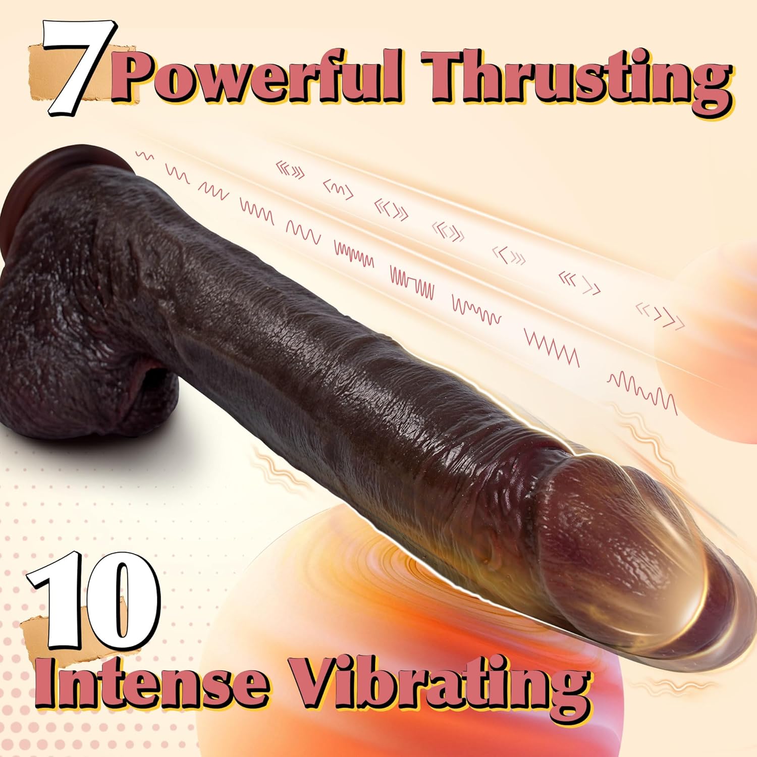 BBC dildo with remote control