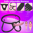 Load image into Gallery viewer, Strap-On Dildo Harness for Couples – Adjustable Pegging Sex Toy
