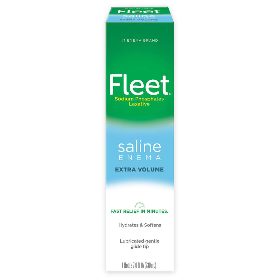 Fleet Saline Enema - Pre-Lubricated Latex-Free