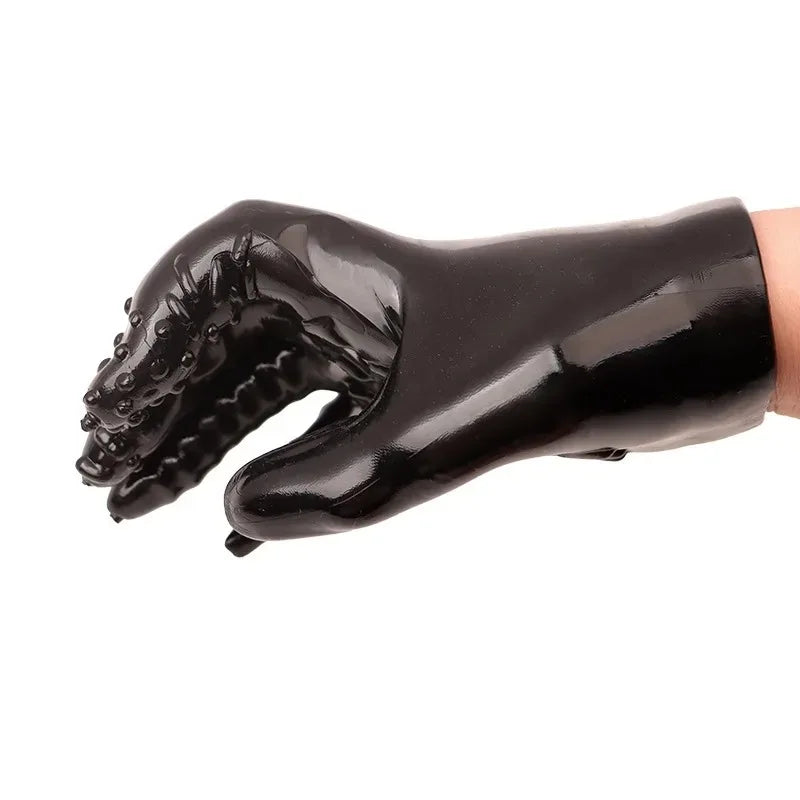 Adult foreplay glove set packaging