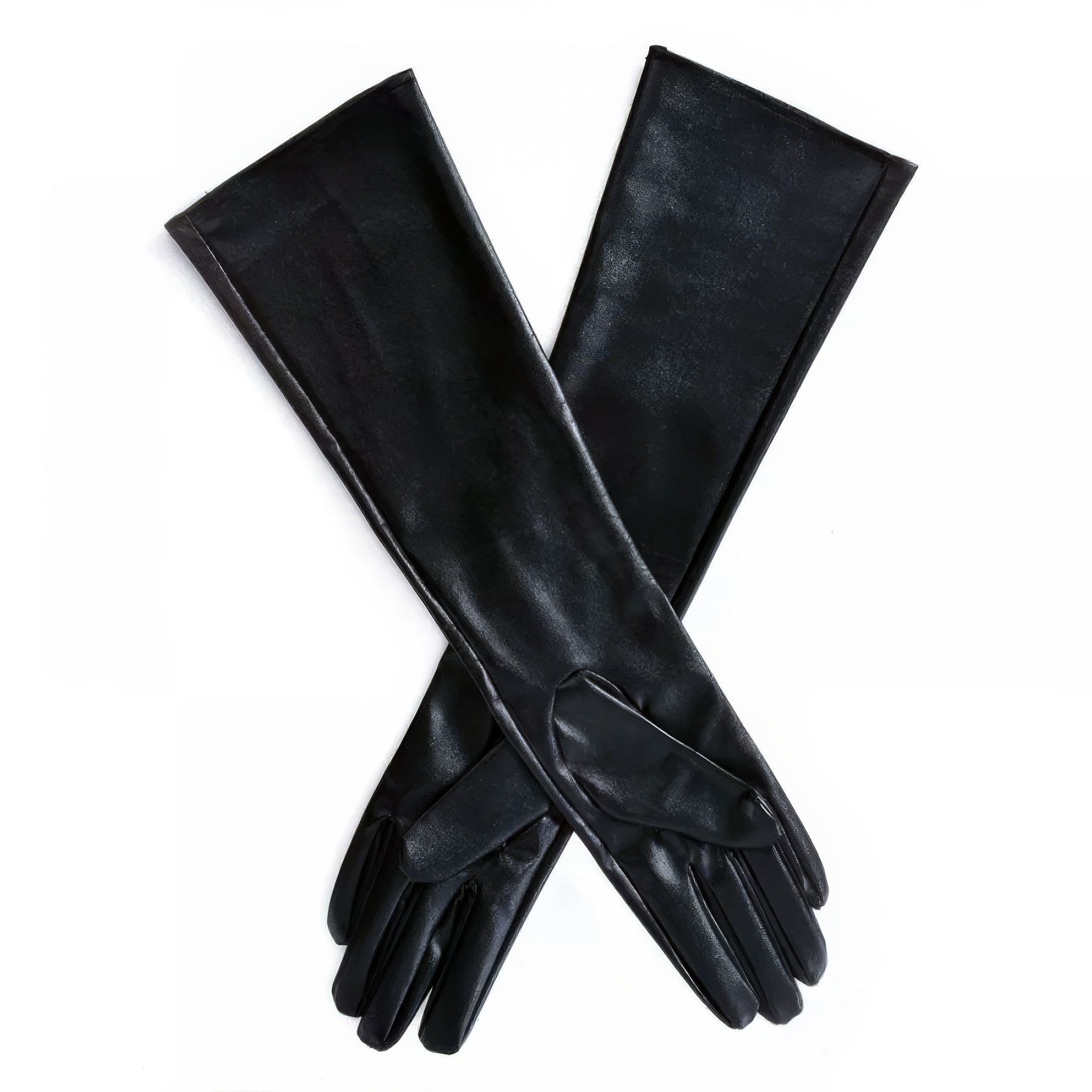 Long Elbow Vegan Leather Gloves