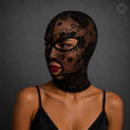 Cargar la imagen en la vista de la galería, Floral lace hood side view
