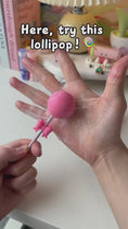 Load and play video in Gallery viewer, Lollipop Vibrator — Dual-Ended Clitoral Teaser, 10 Modes, Pocket-Sized
