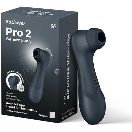 Satisfyer Pro 2 Generation 3 in black with its box
