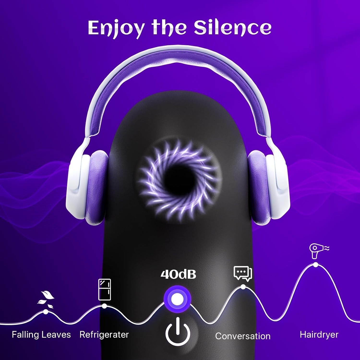 Whisper quiet under 40 decibels