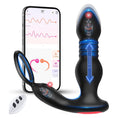 Cargar la imagen en la vista de la galería, Thrusting prostate massager with penis ring, wireless remote and phone app
