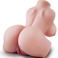 Load image into Gallery viewer, Side and rear view of the TPE torso showing its full shape
